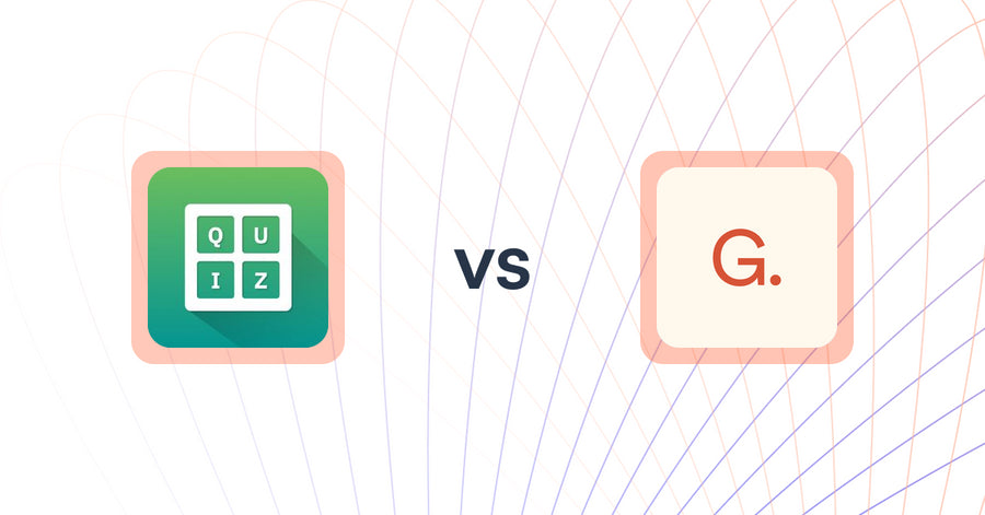 Shopify Upsell and Cross-Sell Apps: Quiz Buddy ‑ Product Quiz vs Goodsize