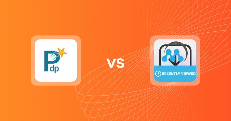 Shopify Upsell and Cross-Sell Apps: PDP Star vs. MeroxIO Recent Viewed Products