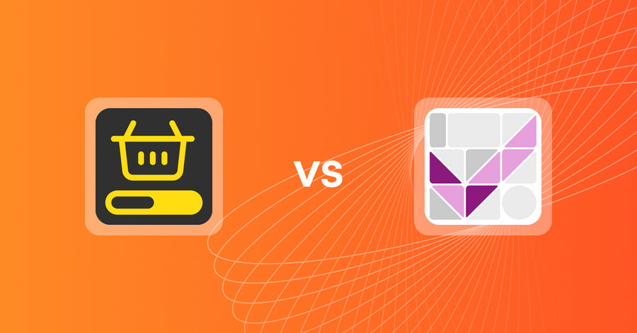 Shopify Upsell and Cross-sell Apps: MVR Free Shipping Bar & Upsell vs レコメンド .amp