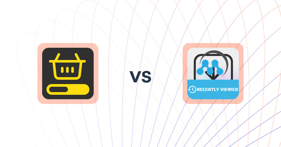 Shopify Upsell and Cross-Sell Apps: MVR Free Shipping Bar & Upsell vs. MeroxIO Recent Viewed Products