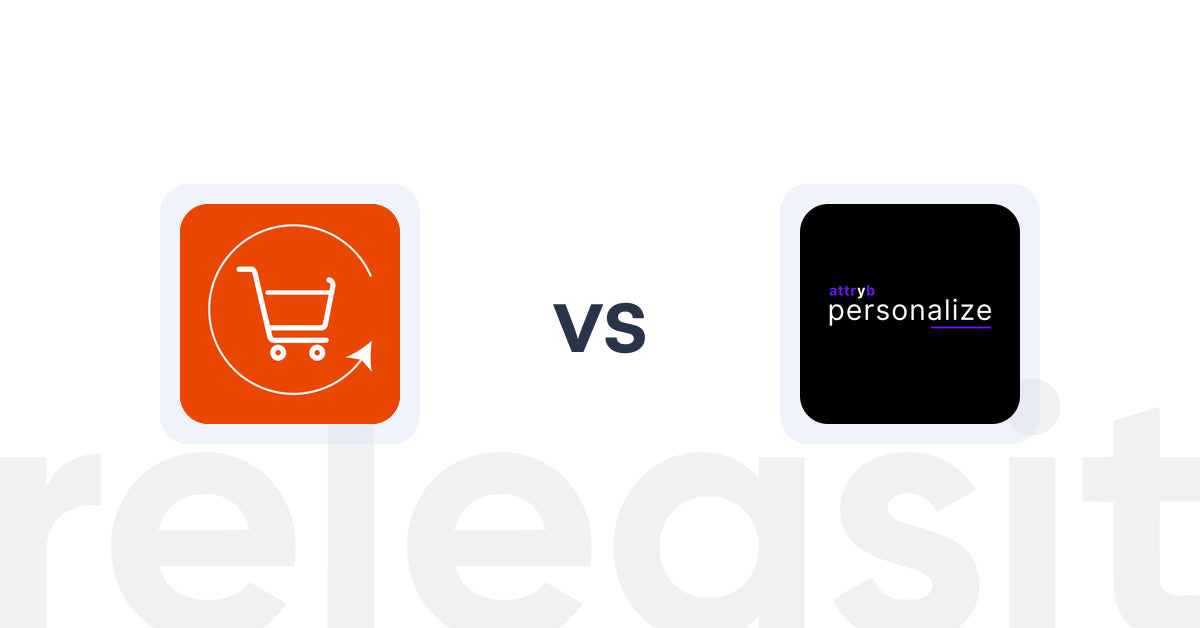 Shopify Upsell and Cross-sell Apps: Enorm Post Purchase Upsell Pro vs Attryb Personalize