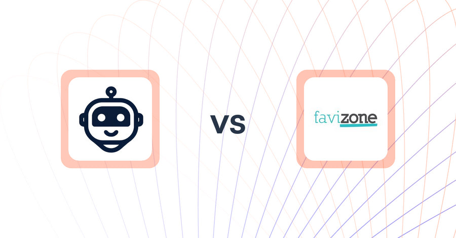 Shopify Upsell and Cross-sell Apps: improv: ReccoMate vs. Favizone: upsell & cross‑sell