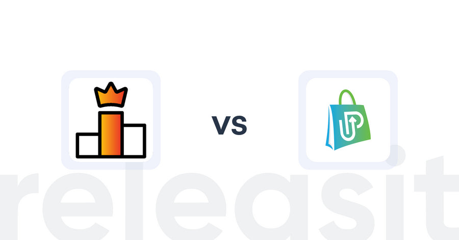 Shopify Upsell and Cross-sell Apps: Rank King: Best Seller Ranking vs HypeUp ‑ Post Purchase Upsell