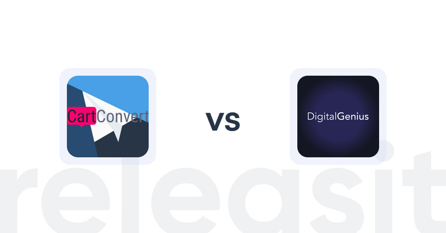 Shopify Upsell and Cross-sell Apps: CartConvert vs. DigitalGenius