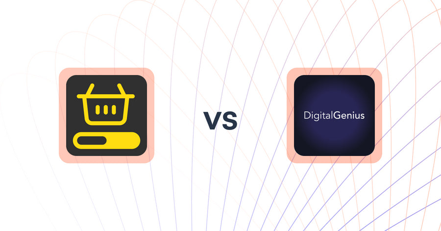 Shopify Upsell and Cross-Sell Apps: MVR Free Shipping Bar & Upsell vs DigitalGenius