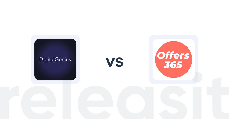 Shopify Upsell and Cross-Sell Apps: DigitalGenius vs Offers365 Post Purchase Upsell