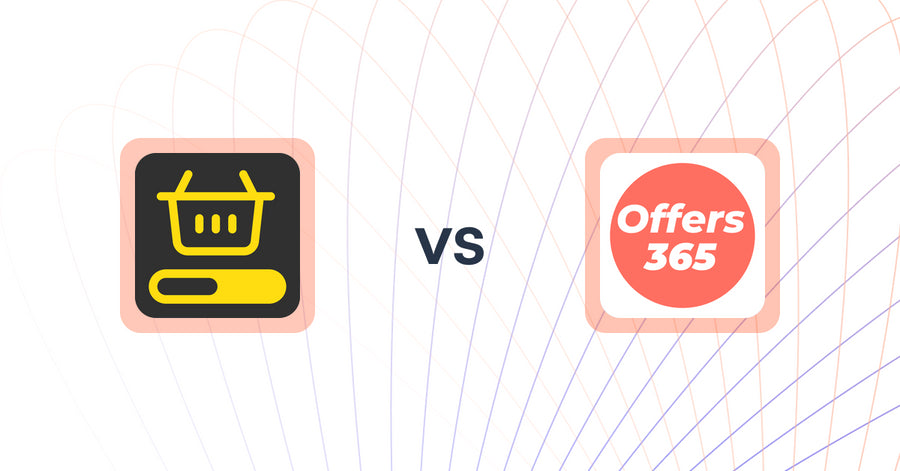 Shopify Upsell and Cross-sell Apps: MVR Free Shipping Bar & Upsell vs Offers365 Post Purchase Upsell