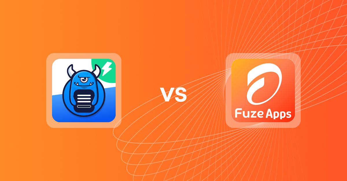 Shopify Cash on Delivery (COD) Apps: COD Form & Upsell ‑ CodMonster vs. Fuze: COD Post Purchase Upsell