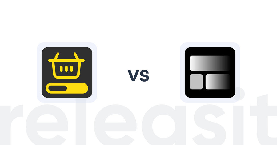 Shopify Upsell and Cross-sell Apps: MVR Free Shipping Bar & Upsell vs MWS Custom Checkout Extensions