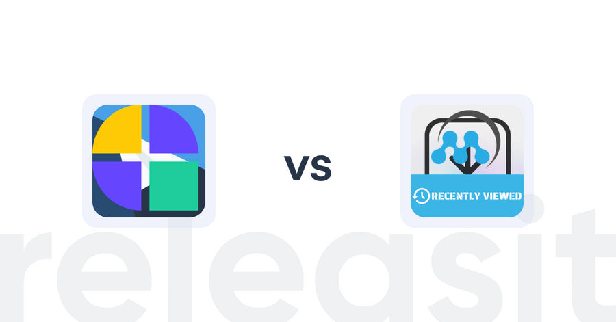 Shopify Upsell and Cross-sell Apps: AI Recommendations by Aqurate vs. MeroxIO Recent Viewed Products