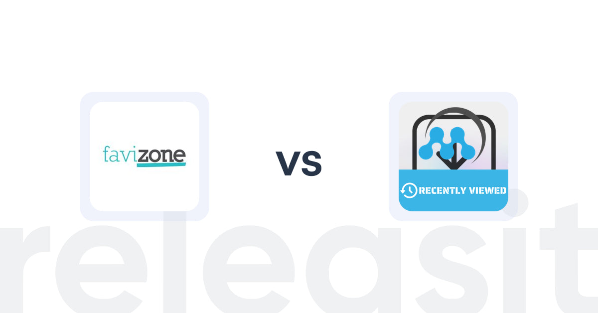 Shopify Upsell and Cross-sell Apps: Favizone: upsell & cross‑sell vs. MeroxIO Recent Viewed Products