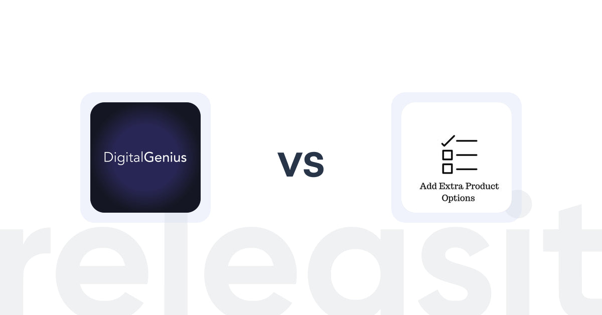 Shopify Upsell and Cross-sell Apps: DigitalGenius vs Upsell | Extra product Add-ons